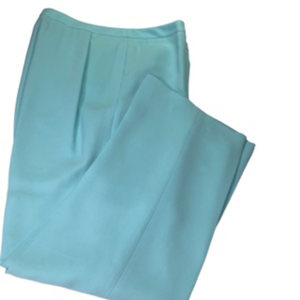 Casual Corner Annex Sea Foam Green Fully Lined Pants Size 12